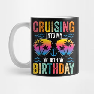 Cruising Into My 18th Birthday Family Cruise 18 Birthday Mug